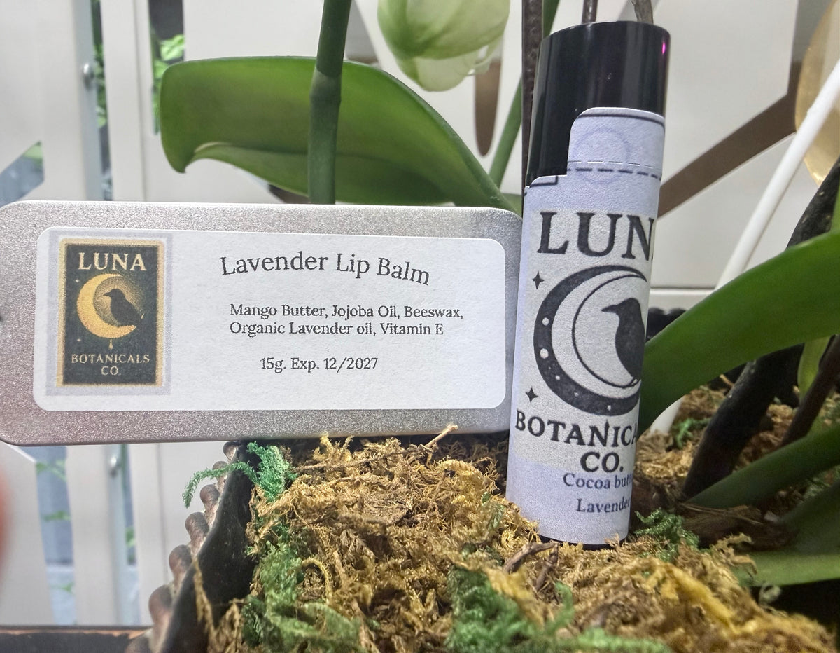Lavendar and Rose Lip Balm Tubes